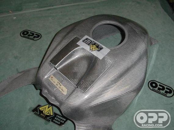 Titanium Silver - Tank Cover HRC - CBR600RR 2003-2004 image