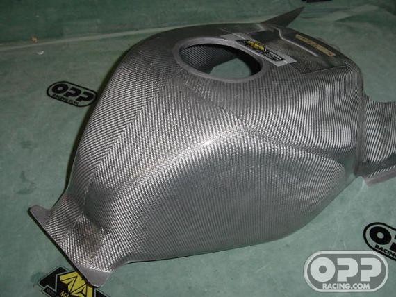 Titanium Silver - Tank Cover HRC - CBR600RR 2003-2004 image