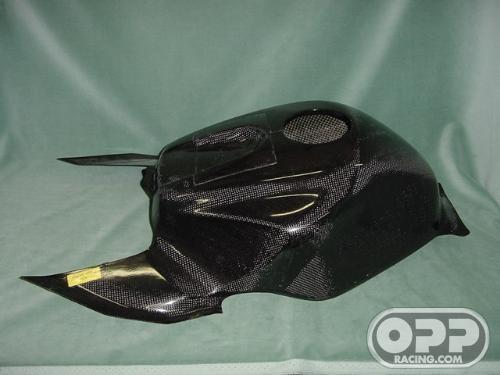 Carbon Fiber - Tank Cover HRC - CBR600RR 2003-2004 image