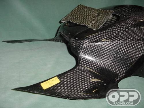 Carbon Fiber - Tank Cover HRC - CBR600RR 2003-2004 image