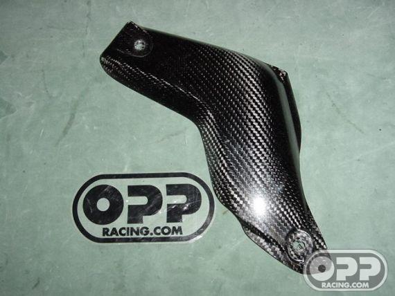 Carbon Fiber - Exhaust Shield Mid-Pipe - CBR1000RR 2004-2007 image