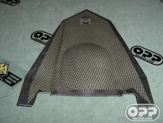 Carbon Kevlar - Antidraft for Superbike Tail - ZX10R 2004-2005 image