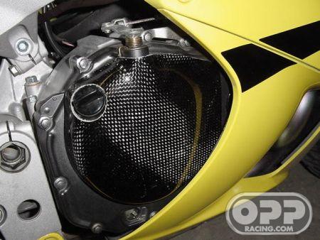 Carbon Fiber - Clutch Cover - CBR929RR 2000-2001 & CBR954RR 2002-2003 image