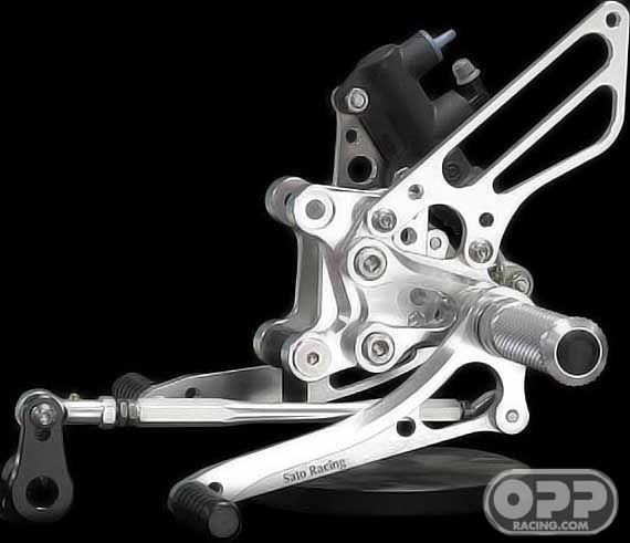  Sato Rear Sets - Aprilia Mille RSV Factory (Type 1 or Type 2) 2004-2007 image