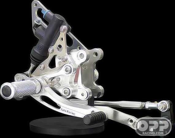  Sato Rear Sets - Aprilia Mille RSV Factory (Type 1 or Type 2) 2004-2007 image