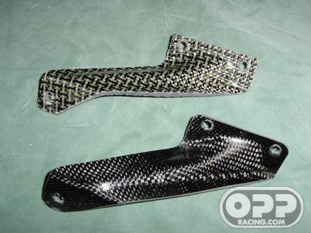 Carbon Fiber - Exhaust Bracket - CBR929RR 2000-2001 & CBR954RR 2002-2003 image