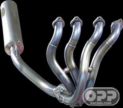  Sato Titanium Full Exhausts - Kawasaki ZX6R/RR 2003-2004 (Titanium-Oval Cannister) image