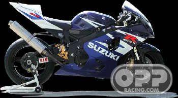  Sato Titanium Full Exhausts - Suzuki GSXR600/750 2004-2005 (Titanium-Oval Cannister) image
