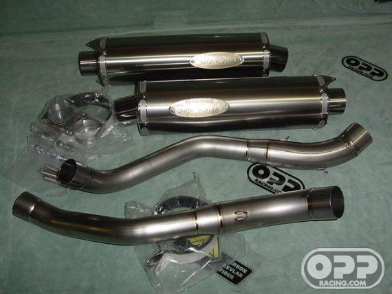  SATO TITANIUM SLIP ON Honda RC51 02-05 Banzai Ultra High Mounts image