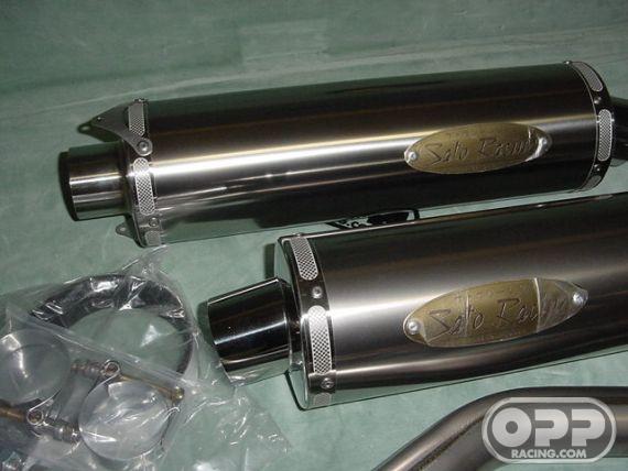  SATO TITANIUM SLIP ON Honda RC51 02-05 Banzai Ultra High Mounts image