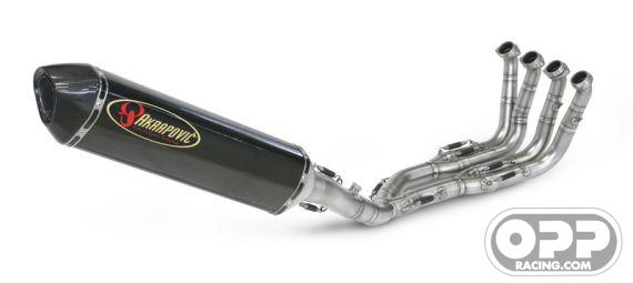  Akrapovic Evolution Exhaust - BMW K1200S/R 2005-2006 (Carbon-Hex Cannister) image