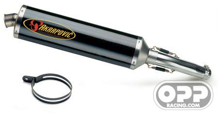  Akrapovic Slip-on Exhaust - Honda RC51 SP2 2002-2006 (Carbon-Oval Cannister) image