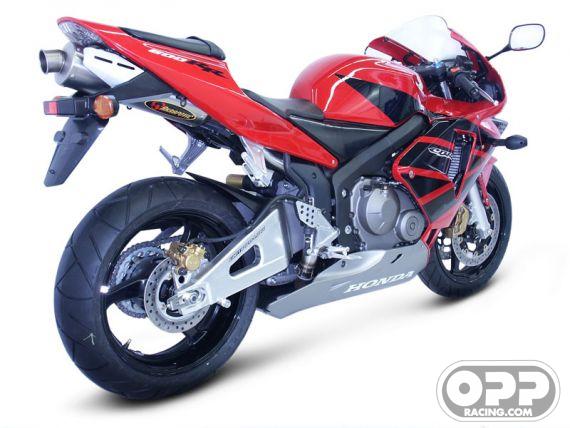  Akrapovic Slip-on Exhaust - Honda CBR600RR 2003-2004 (Carbon-Oval Cannister) image