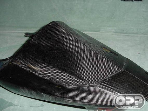 Carbon Fiber - Passenger Seat Cover - GSXR600/750 2004-2005 image