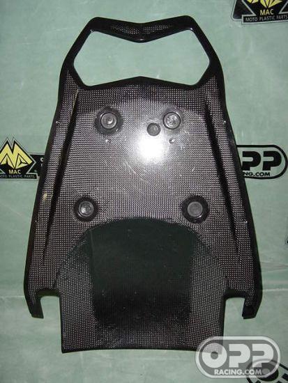 Carbon Fiber - Antidraft for OEM Tail - ZX6R 2003-2004 image