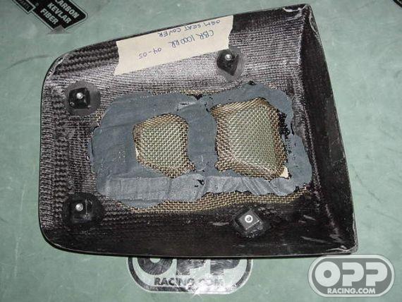 Carbon Fiber - Passenger Seat Cover - CBR1000RR 2004-2007 image