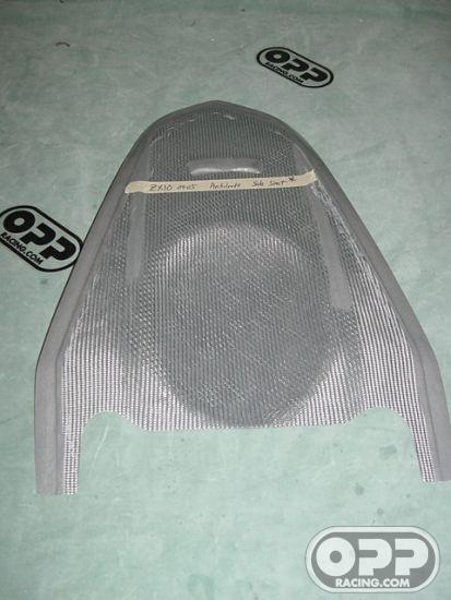 Titanium Silver - Antidraft for Solo Seat - ZX10R 2004-2005 image