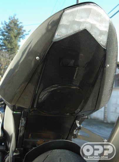 Carbon Fiber - Antidraft for Solo Seat - ZX10R 2004-2005 image