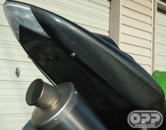 Carbon Fiber - Antidraft for Solo Seat - ZX10R 2004-2005 image