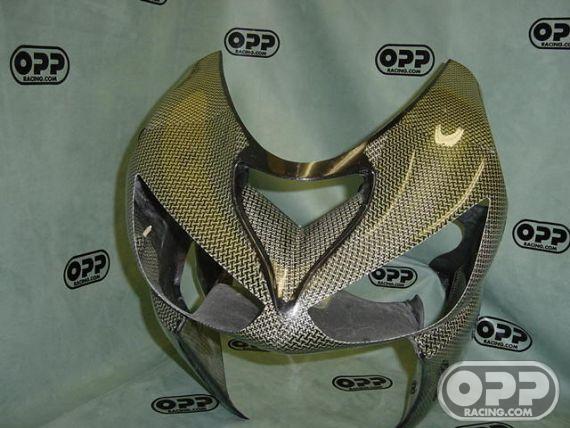 Carbon Kevlar - Upper - ZX6R/RR 2005-2006 image