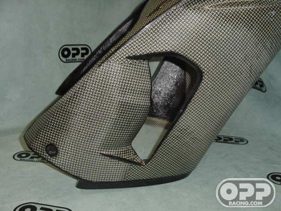 Carbon Kevlar - Upper - ZX6R/RR 2005-2006 image