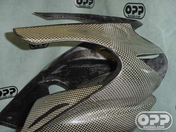 Carbon Kevlar - Upper - ZX6R/RR 2005-2006 image