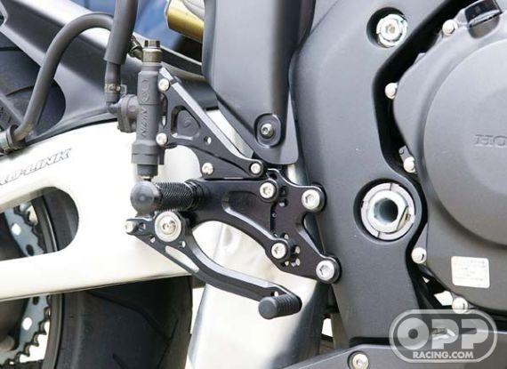  Sato Rear Sets - Honda CBR1000RR 2004-2007 Race (Reverse Shift Only) image