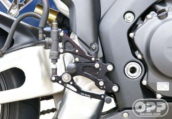  Sato Rear Sets - Honda CBR1000RR 2004-2007 Race (Reverse Shift Only) image