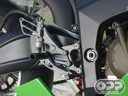  Sato Rear Sets - Kawasaki  ZX6R  ZX6RR 05-08 image