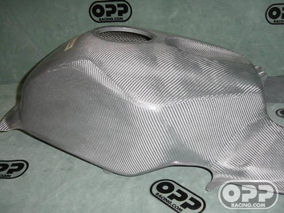 Titanium Silver - Tank Cover with Airduct Covers - CBR600RR 2005-2006 image