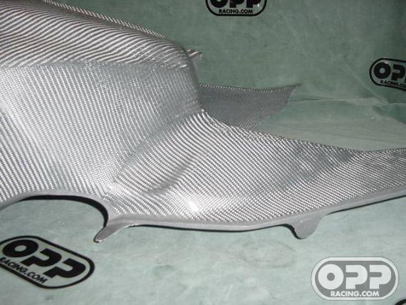 Titanium Silver - Tank Cover with Airduct Covers - CBR600RR 2005-2006 image