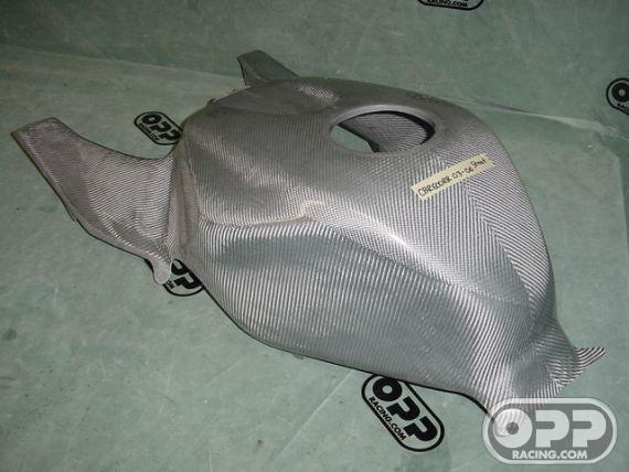 Titanium Silver - Tank Cover with Airduct Covers - CBR600RR 2005-2006 image