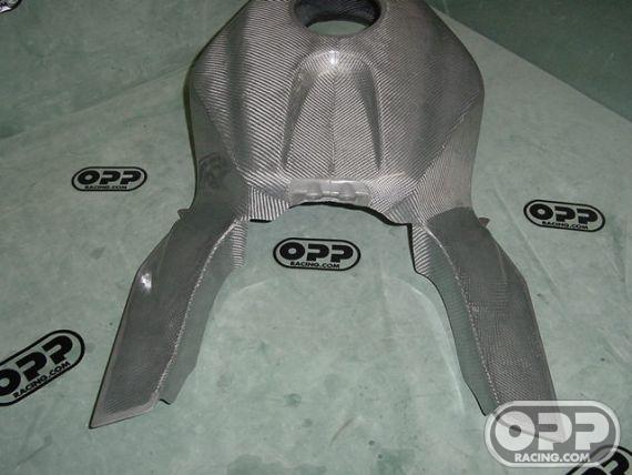 Titanium Silver - Tank Cover with Airduct Covers - CBR600RR 2005-2006 image