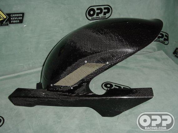 Carbon Fiber - Rear Fender Vented - CBR600 F4 1999-2000 & CBR600 F4i 2001-2006 image