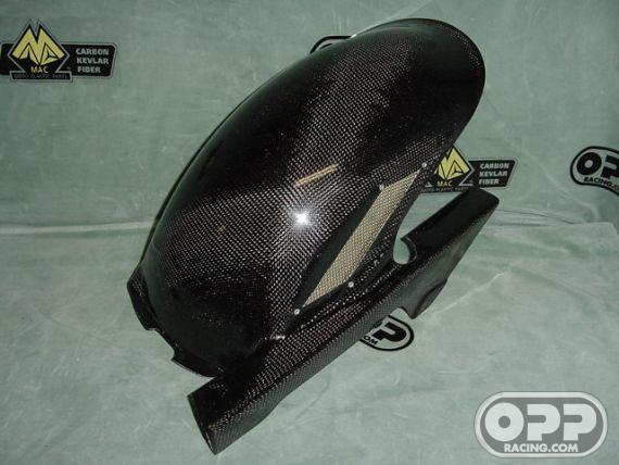 Carbon Fiber - Rear Fender Vented - CBR600 F4 1999-2000 & CBR600 F4i 2001-2006 image