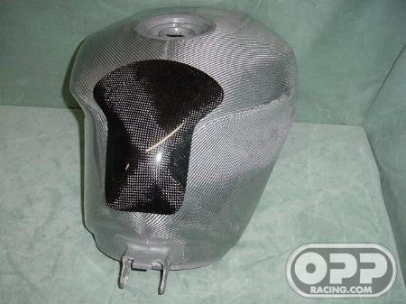 Titanium Silver - Fuel Tank for OEM Cap - ZX6R/RR 2003-2004 image
