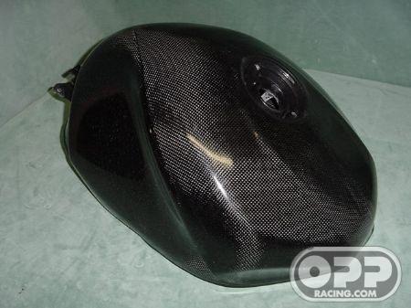Carbon Fiber - Fuel Tank for OEM Cap - ZX6R/RR 2003-2004 image