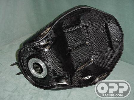 Carbon Fiber - Fuel Tank for OEM Cap - ZX6R/RR 2003-2004 image