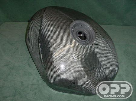 Titanium Silver - Fuel Tank for OEM Cap - ZX6R/RR 2003-2004 image