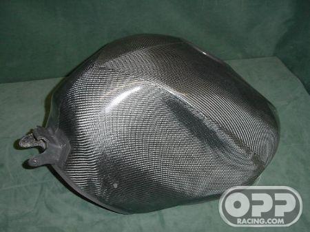 Titanium Silver - Fuel Tank for OEM Cap - ZX6R/RR 2003-2004 image