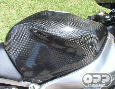 Carbon Fiber - Fuel Tank for OEM Cap - ZX6R/RR 2003-2004 image