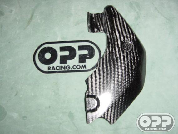 Carbon Fiber - Exhaust Shield Mid-Pipe - CBR600RR 2003-2006 image