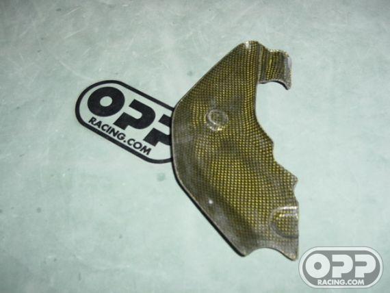 Carbon Fiber - Exhaust Shield Mid-Pipe - CBR600RR 2003-2006 image
