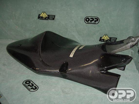 Carbon Fiber - MacMoto Series - Superbike Tail with Tank Sides - ZX10R 2004-2005 image