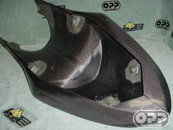 Carbon Fiber - MacMoto Series - Superbike Tail with Tank Sides - ZX10R 2004-2005 image