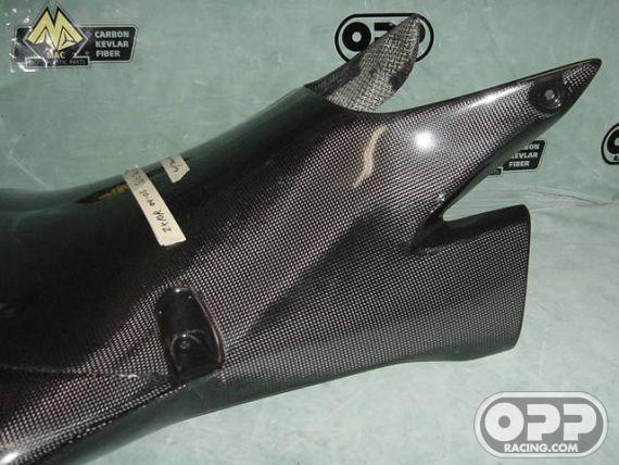 Carbon Fiber - MacMoto Series - Superbike Tail with Tank Sides - ZX10R 2004-2005 image