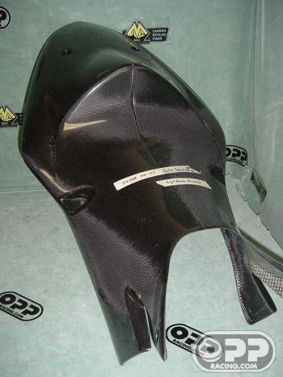 Carbon Fiber - MacMoto Series - Superbike Tail with Tank Sides - ZX10R 2004-2005 image