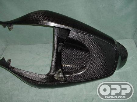 Carbon Fiber - Solo Seat Tail with Antidraft - ZX7R 1996-2003 image