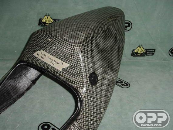 Carbon Kevlar - Solo Seat Tail with Antidraft - ZX7R 1996-2003 image