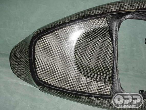 Carbon Kevlar - Solo Seat Tail with Antidraft - ZX7R 1996-2003 image